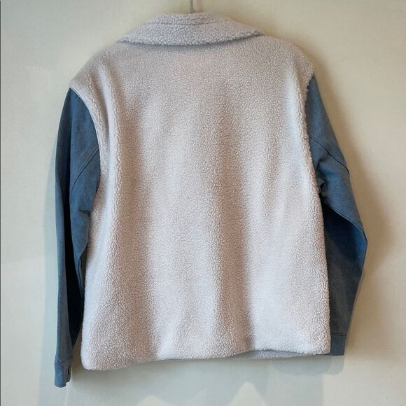 Promesa Denim and Cream Sherpa Jacket - Picture 5 of 8